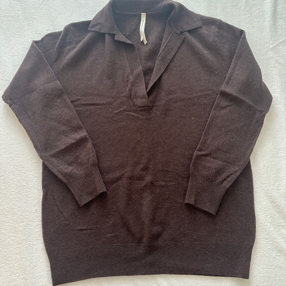 Merino Wool Brown Sweater